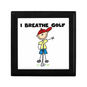 I Breathe Golf Keepsake Box