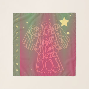 "...I bring you tidings..." Angel Christmas Scarf