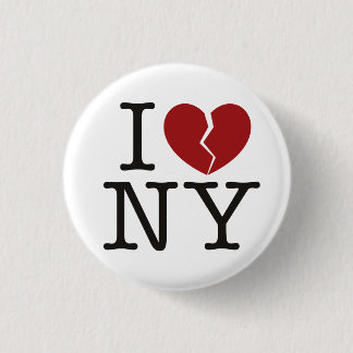 I [broken heart] NY Pinback Button