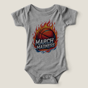 I brought Basketball on March Madness Flames Infant T-shirt