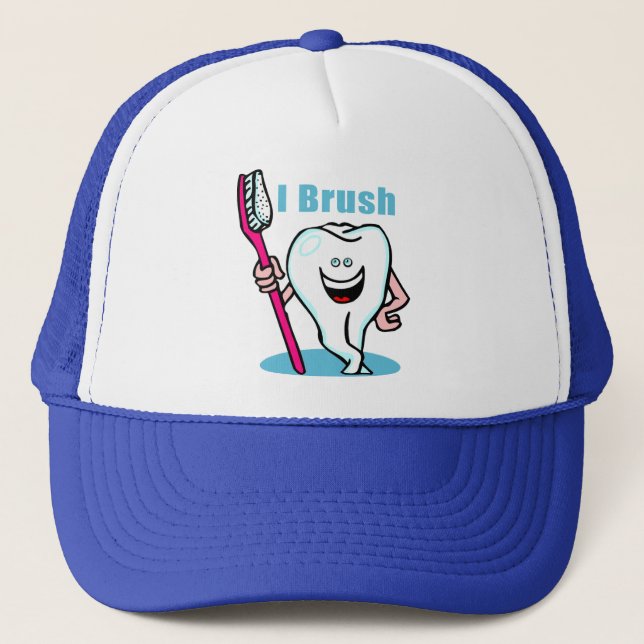 I Brush Trucker Hat (Front)