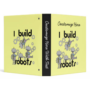 I Build Robots Binder