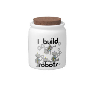 I Build Robots Candy Jar