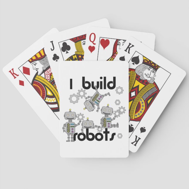 I Build Robots Poker Cards (Back)