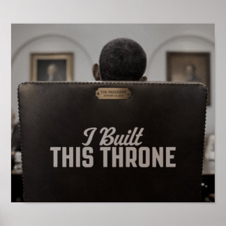 I Built This Throne: The Empty Chair Speaks Poster