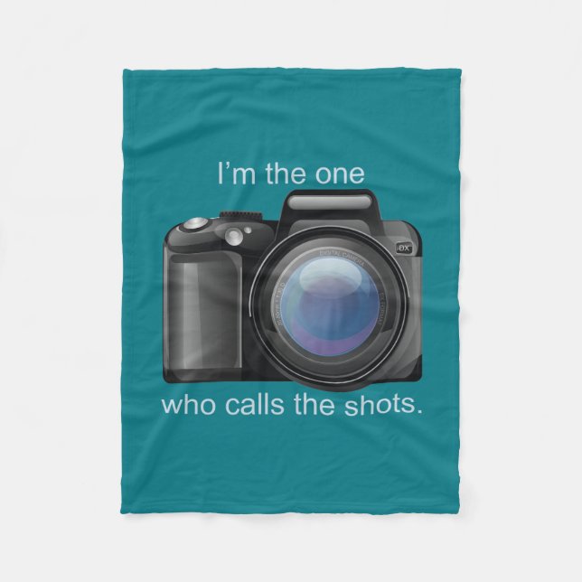I Call the Shots Fleece Blanket (Front)