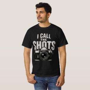 I Call The Shots Vintage Camera T-Shirt