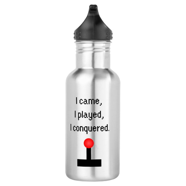 I Came I Played Water Bottle (Right)