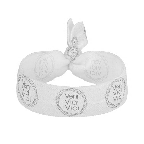 I Came I Saw I Conquered Veni Vidi Vici Elastic Hair Tie