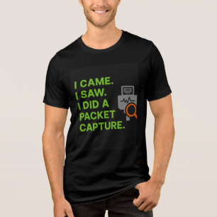 I Came, I Saw, I Did a Packet Capture Tri-Blend Shirt