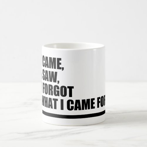 I came I saw I forgot what I came for _ funny  Coffee Mug