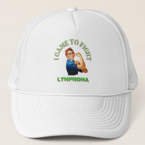 I CAME TO FIGHT LYMPHOMA AWARENESS UNISEX TRUCKER HAT