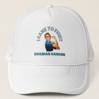 I CAME TO FIGHT OVARIAN CANCER/ AWARENESS/ UNISEX TRUCKER HAT