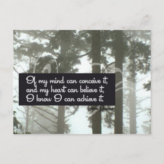 I Can Achieve Motivational Postcard