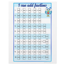 I Can Add and Subtract Fractions Templates