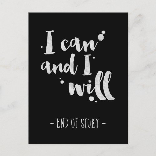 I Can And I Will _ Inspirational Card