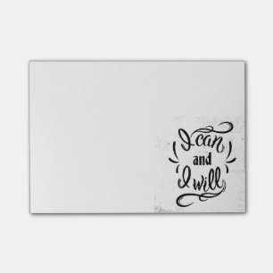 I Can And I Will Post-it Notes