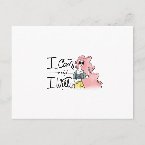 I Can and I Will Postcard