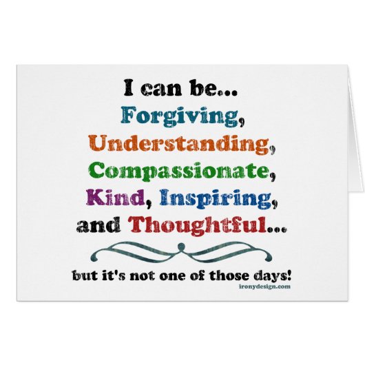 I can be Forgiving (Front Horizontal)