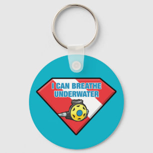 I Can Breathe Underwater Keychain
