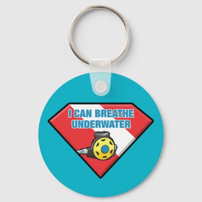 I Can Breathe Underwater Keychain