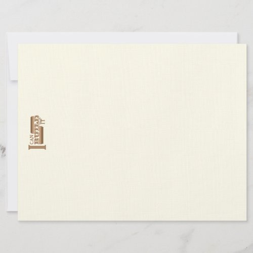 I Can Build It 8.5" x 11" Letterhead and Envelope