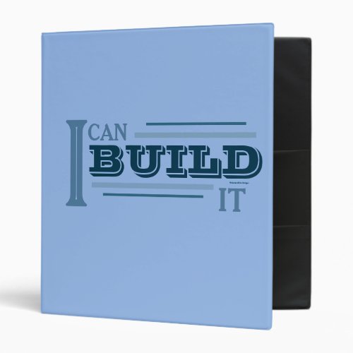 I Can Build It (Blue) 1" Binder
