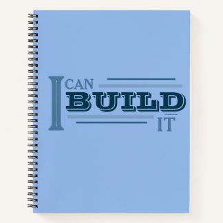 I Can Build It (Blue) Planner/ Notebook