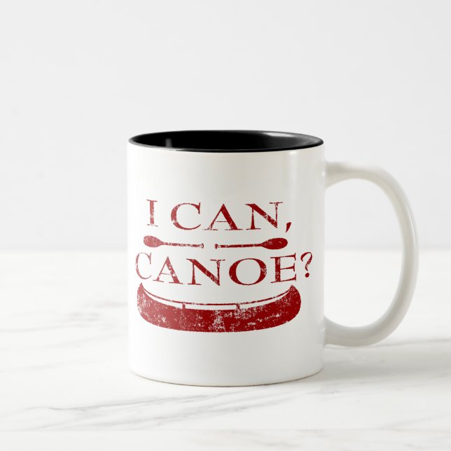 I Can, Canoe? (Red Logo) Mug (Right)