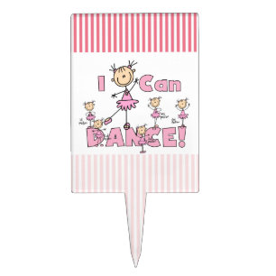 I Can Dance T-shirts and Gifts Cake Topper
