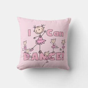 I Can Dance T-shirts and Gifts Throw Pillow