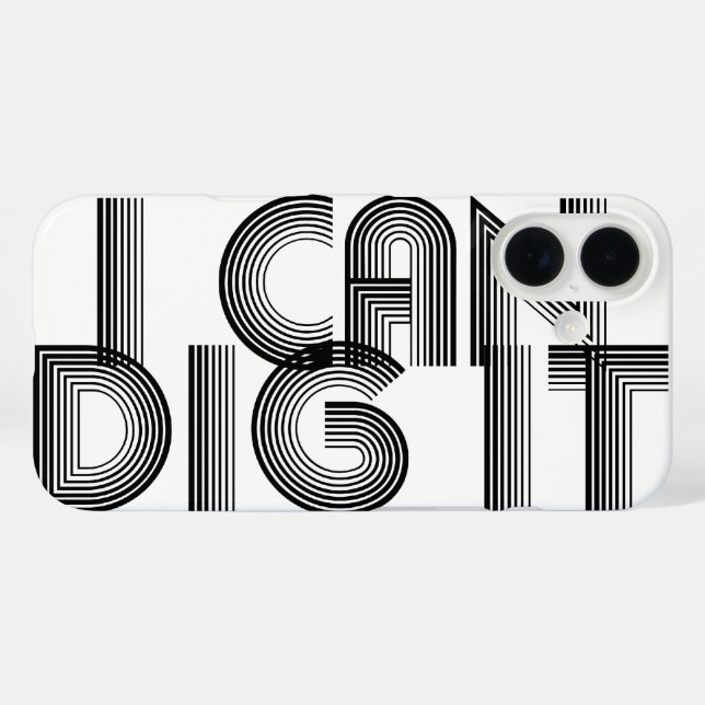 I Can Dig It Case-Mate iPhone Case (Back (Horizontal))
