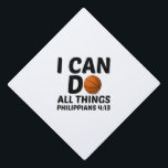 I CAN DO ALL THINGS BASKETBALL GRADUATION CAP TOPPER<br><div class="desc">I CAN DO ALL THINGS BASKETBALL</div>