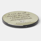 I Can Do All Things Bible Scripture Wireless Charger (Front 2)