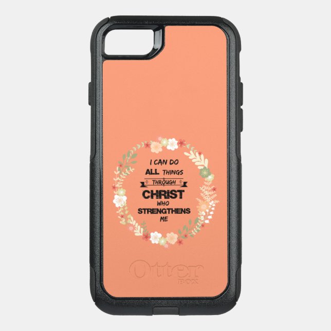 I Can Do All Things Bible Verse Otterbox iPhone Case (Back)