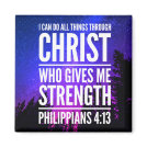 I Can Do All Things Christian Bible Verse Magnet I Can Do All Things Christian Bible Verse Magnet