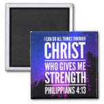 I Can Do All Things Christian Bible Verse Magnet at Zazzle