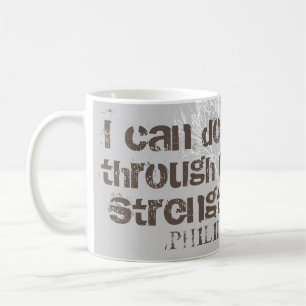 I Can Do All Things Christian Men Scripture Coffee Mug