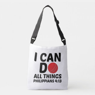 I CAN DO ALL THINGS CRICKET CROSSBODY BAG