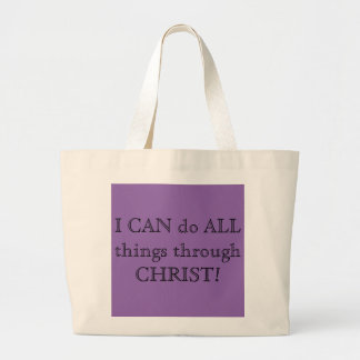 I can do all things Jumbo Tote