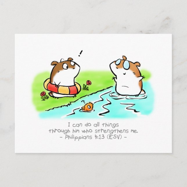 I Can Do All Things Postcard (Front)