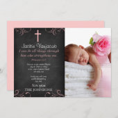 I can do all things through Christ Baby Shower Invitation (Front/Back)