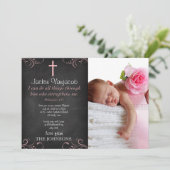 I can do all things through Christ Baby Shower Invitation (Standing Front)