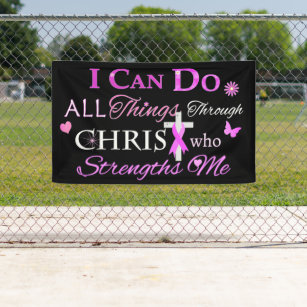 I CAN DO ALL Things Through CHRIST Banner
