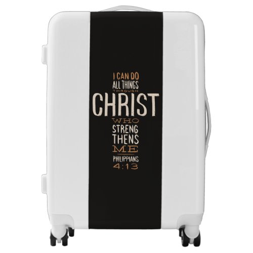 I Can Do All Things Through Christ Bible Verse Luggage