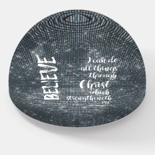 I can do all things through Christ Bible Verse Paperweight