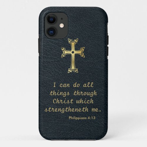 I can do all things through Christ iPhone 11 Case