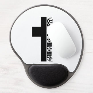 "I Can Do All Things Through Christ" Cross Gel Mouse Pad