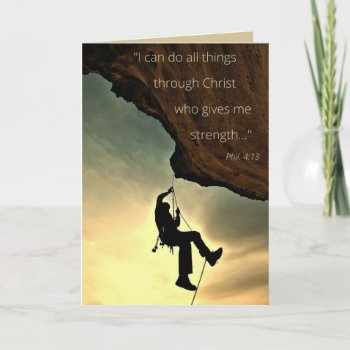 I Can Do All Things Through Christ - Greeting Card by Linorama at Zazzle