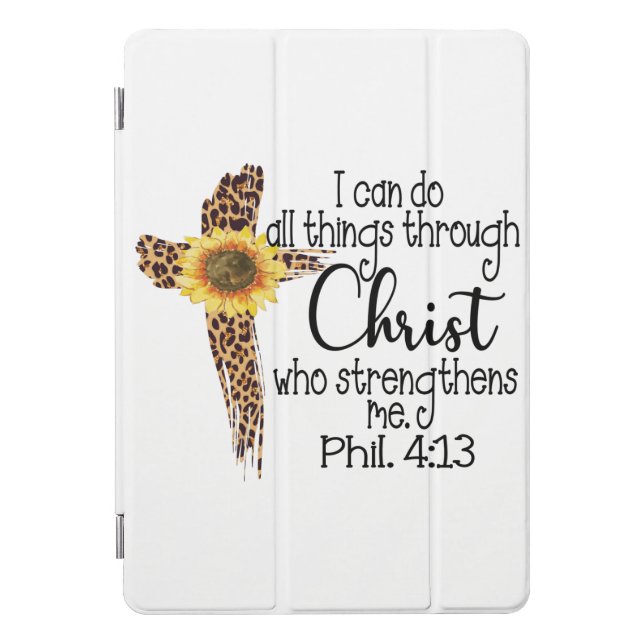 I Can do all Things Through Christ iPad Pro Cover (Front)